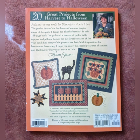 2006 ThimbleBerries Quilting For Harvest Soft Cover Illustrated Book - Picture 12 of 12